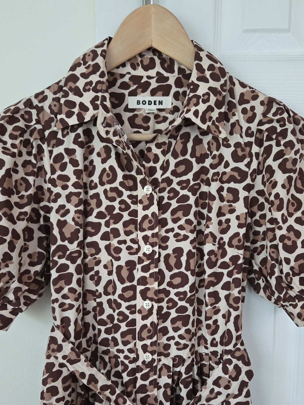 Boden Alexa Maxi Shirt Belted Pocket Short Sleeved Dress NWOT - Picture 3 of 16